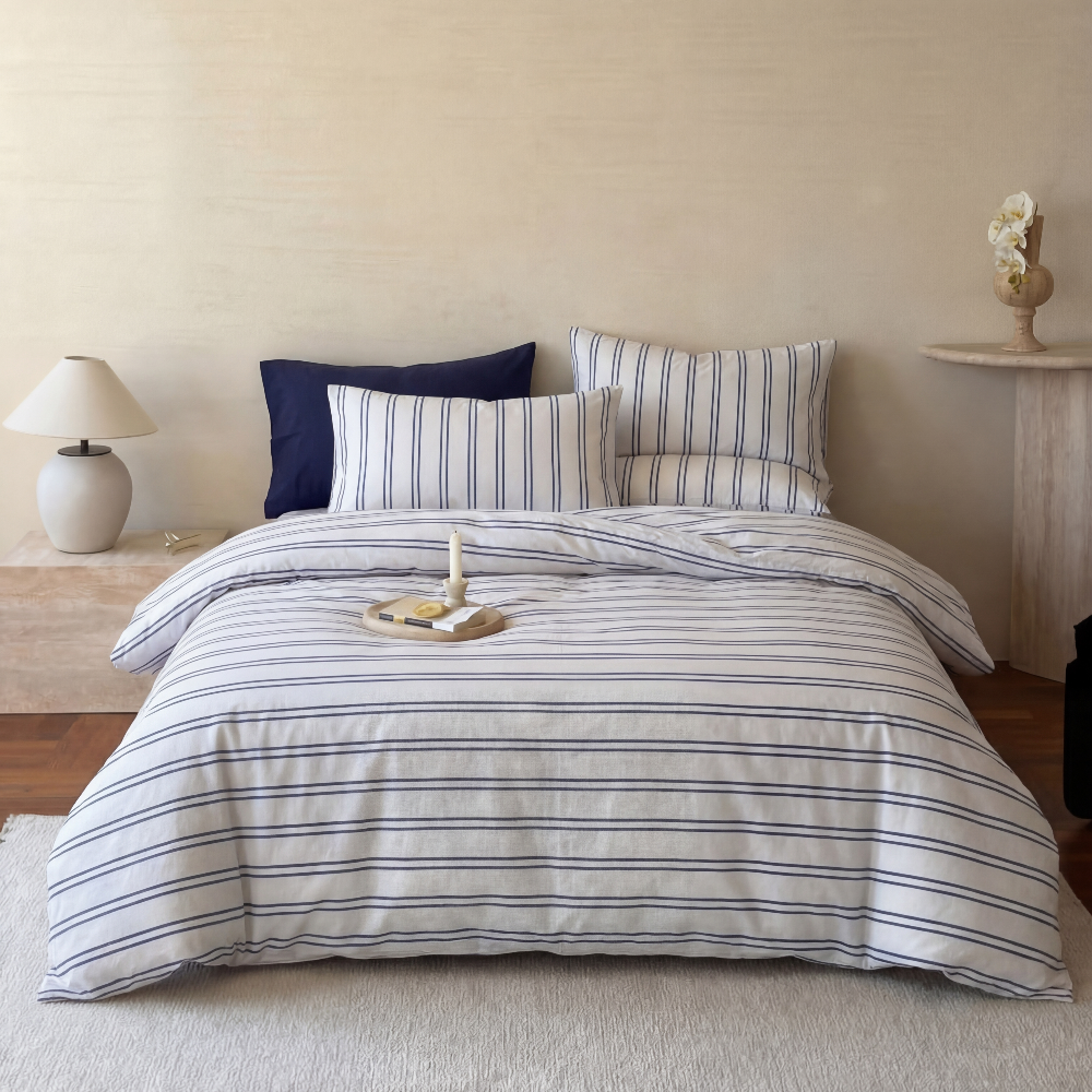 Refreshing Stripe Bedding Set