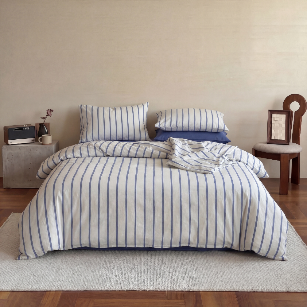 Refreshing Stripe Bedding Set
