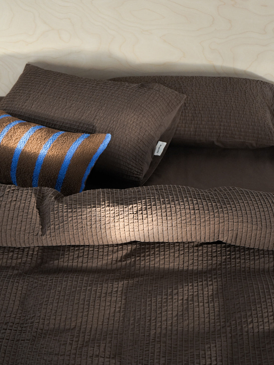 Textured Tuck Stripe Jacquard Bedding Set