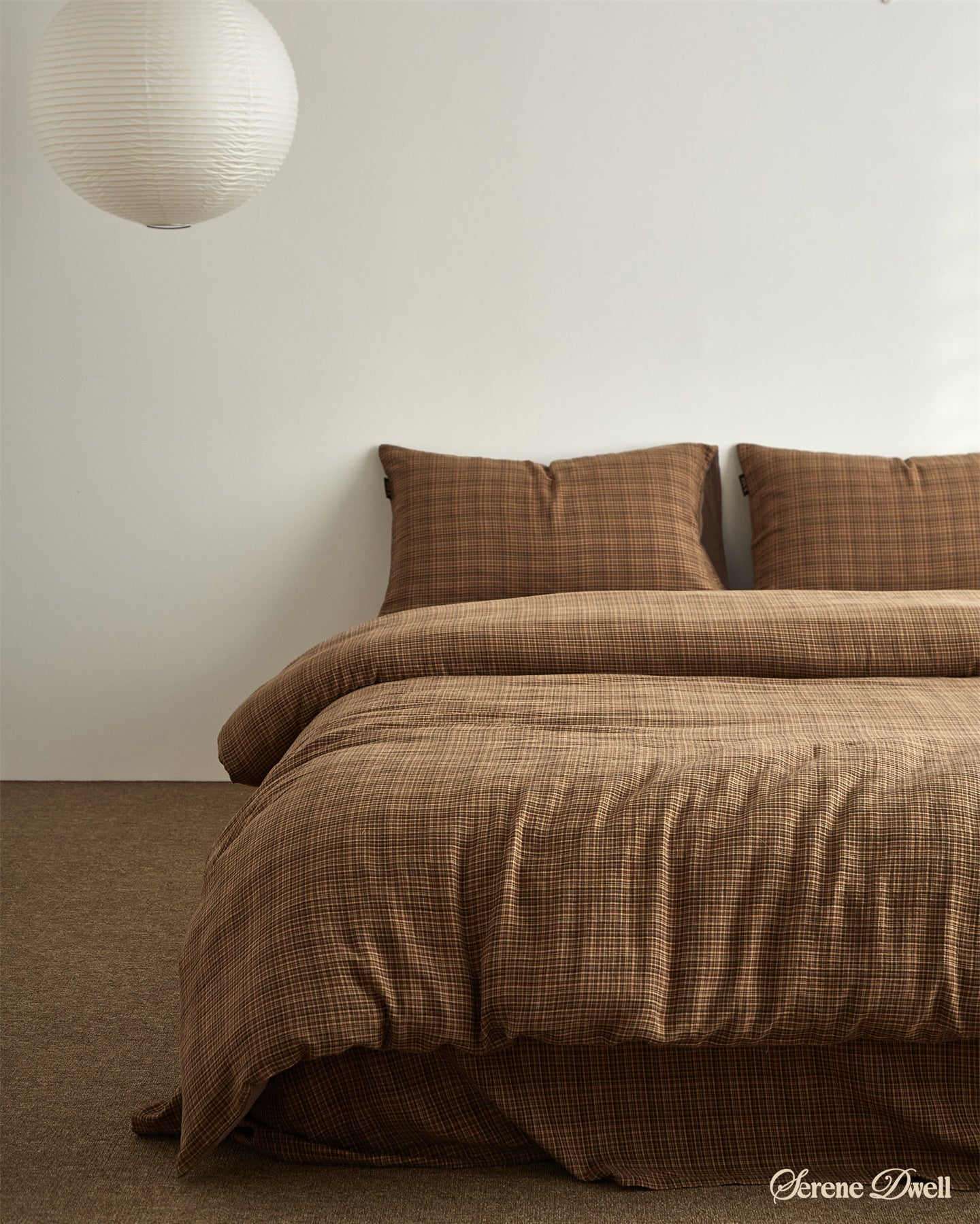 Mira striped Retro Double Gauze Bedding Set