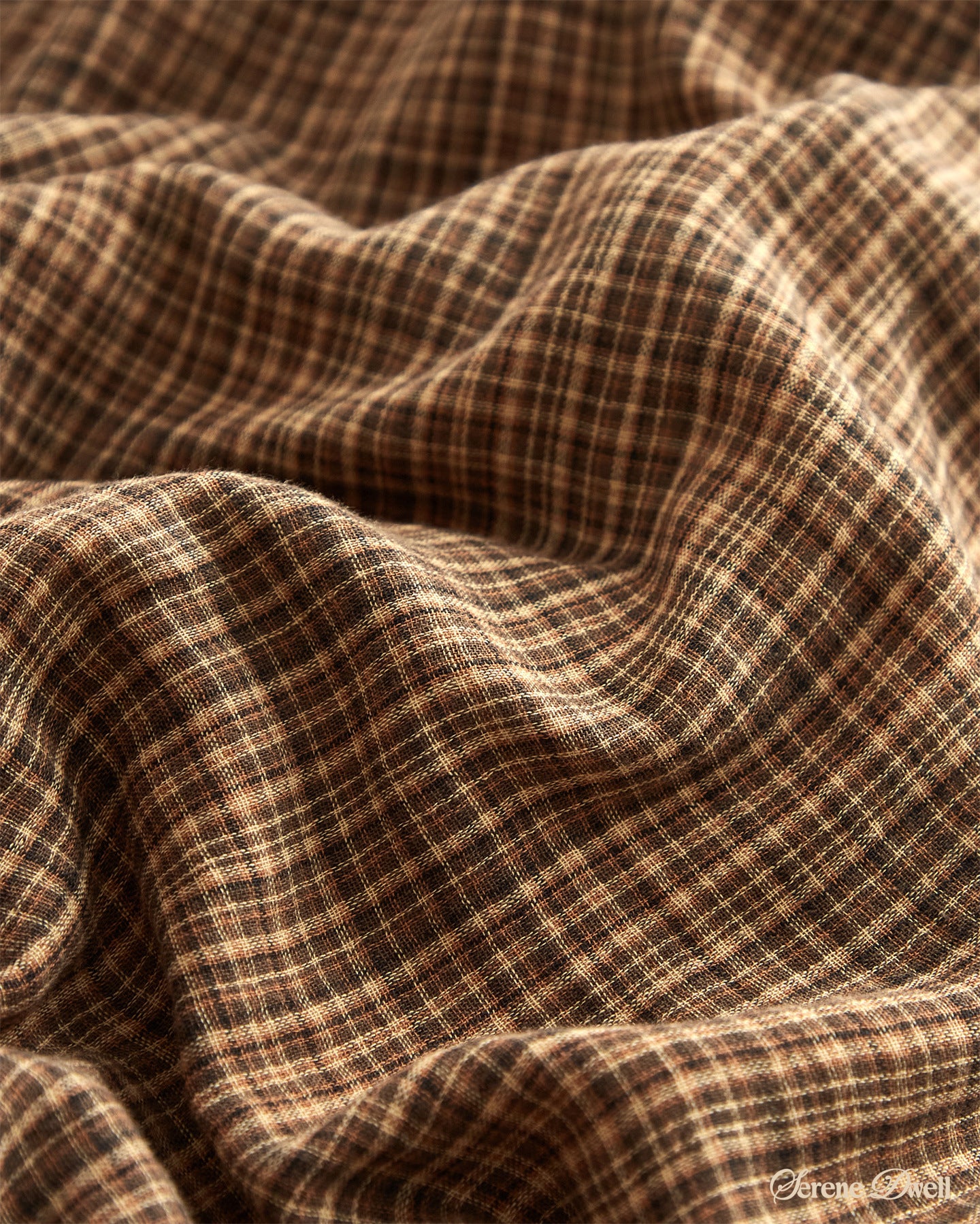 Mira striped Retro Double Gauze Bedding Set