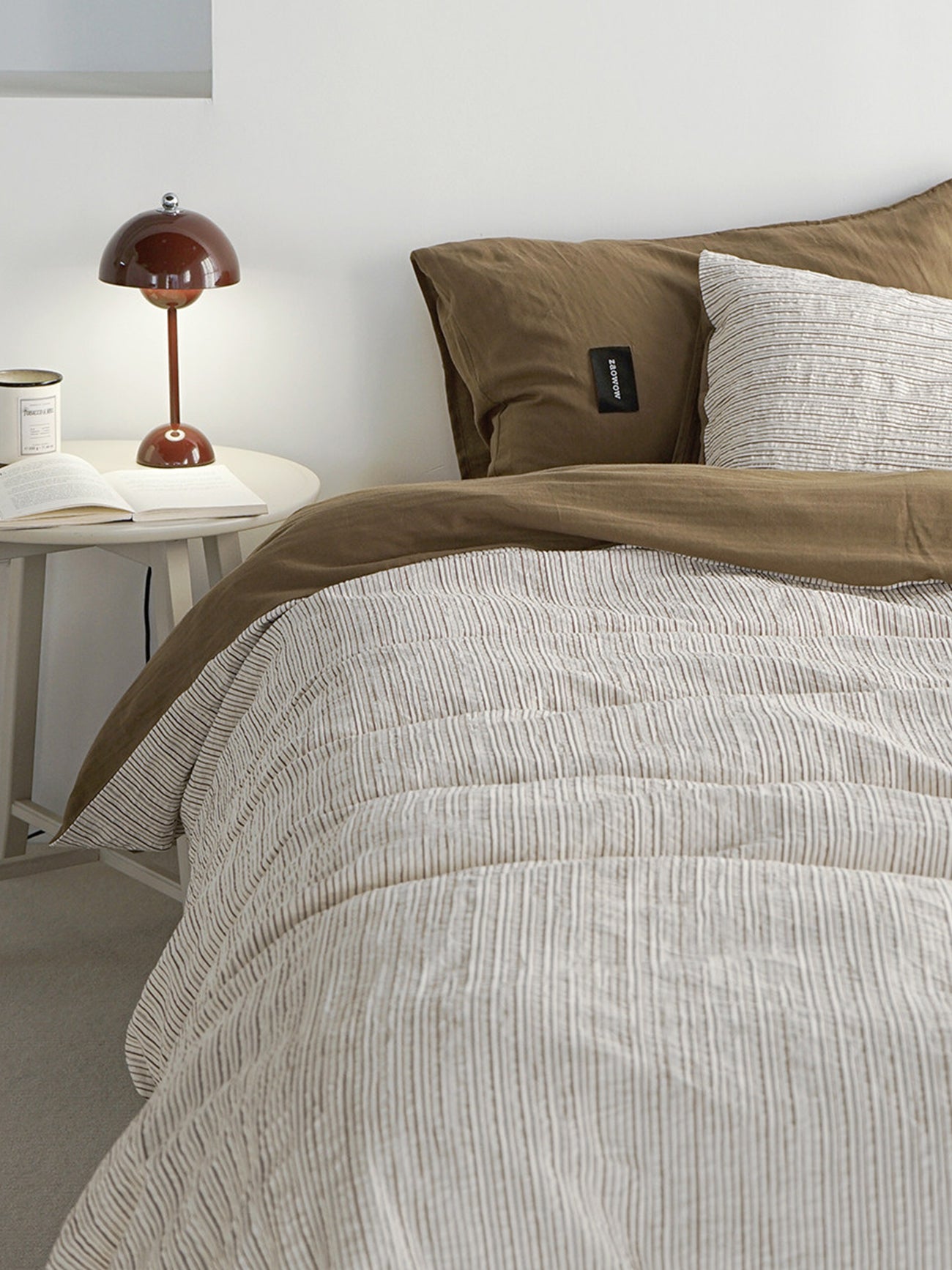 Textured Jacquard Cotton Stripe Bedding Set