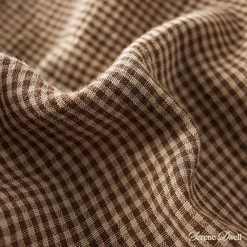 British Vintage Plaid Bedding Set