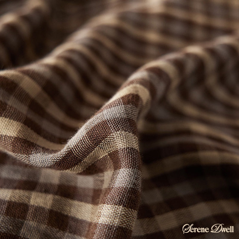 British Vintage Plaid Bedding Set