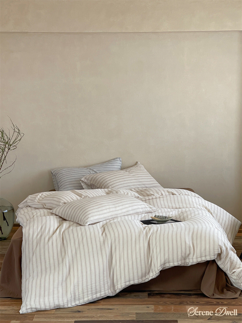 Laurel Striped Pastel Bedding Set