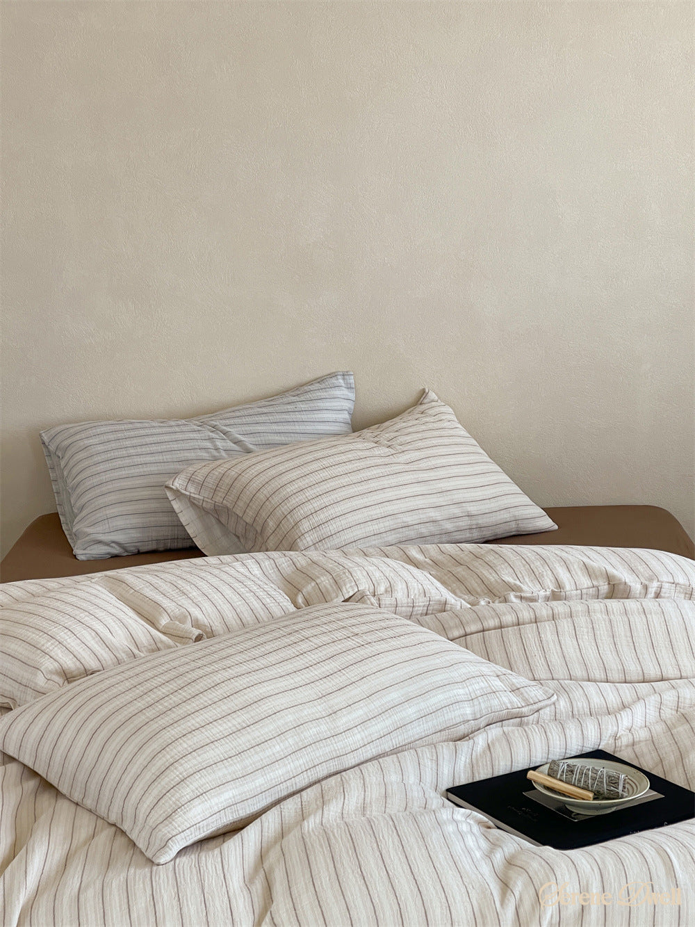 Laurel Striped Pastel Bedding Set