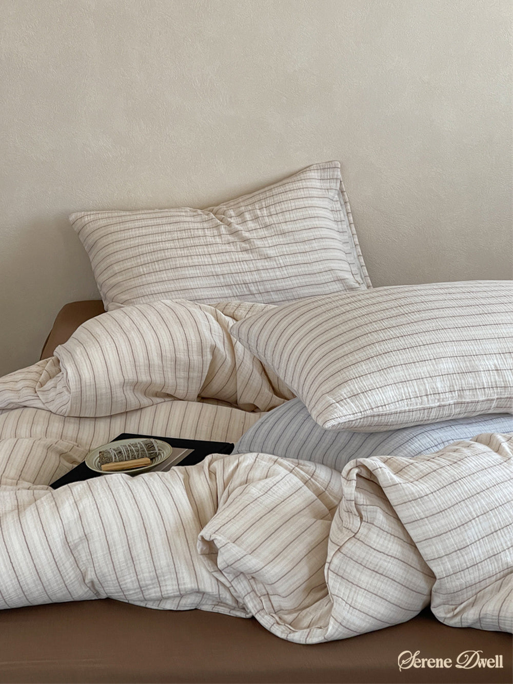 Laurel Striped Pastel Bedding Set