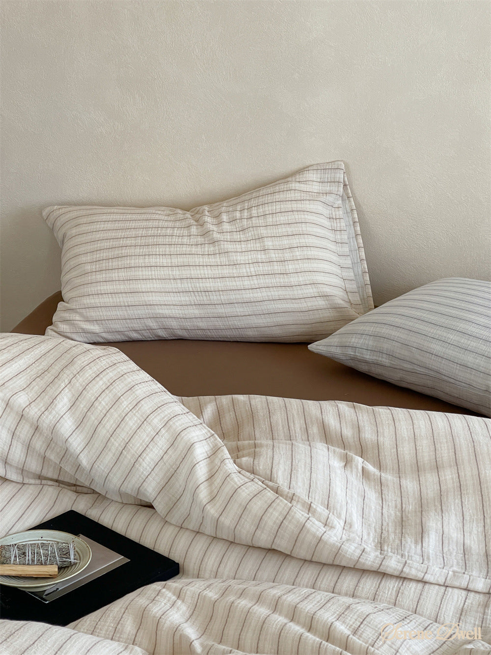 Laurel Striped Pastel Bedding Set