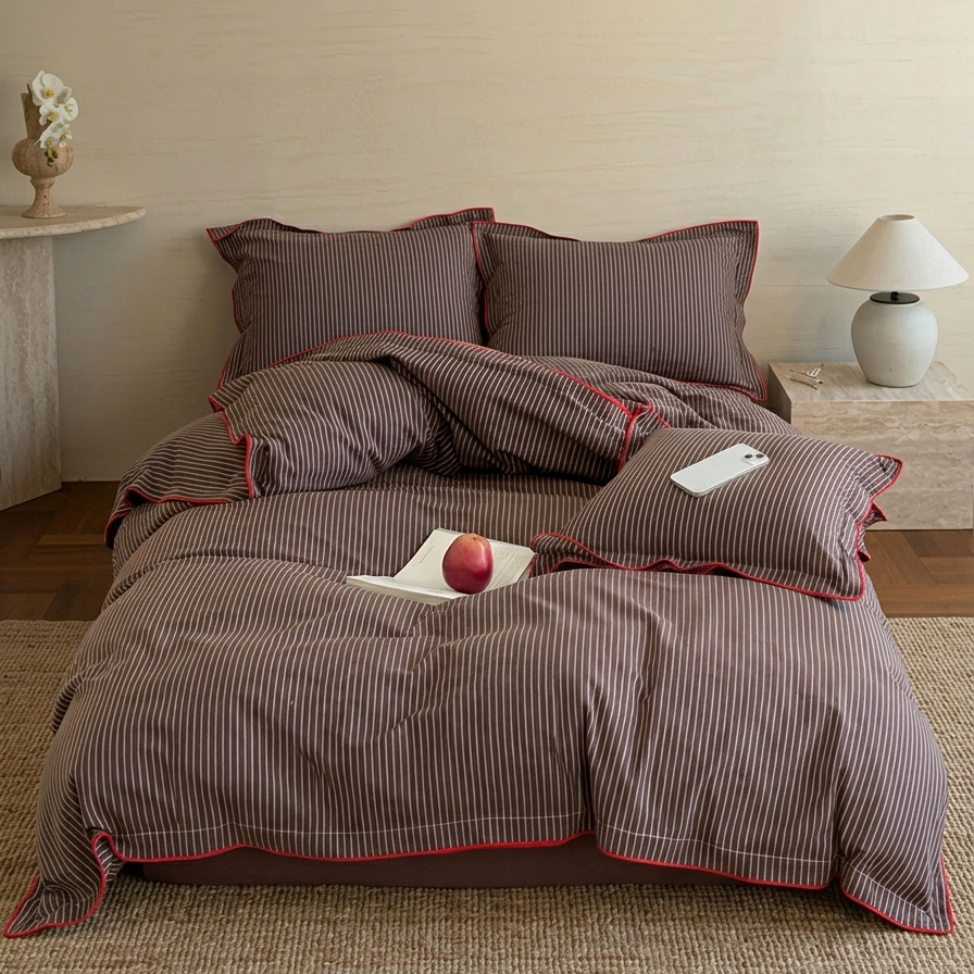 Arthur Pinstripe Bedding Set