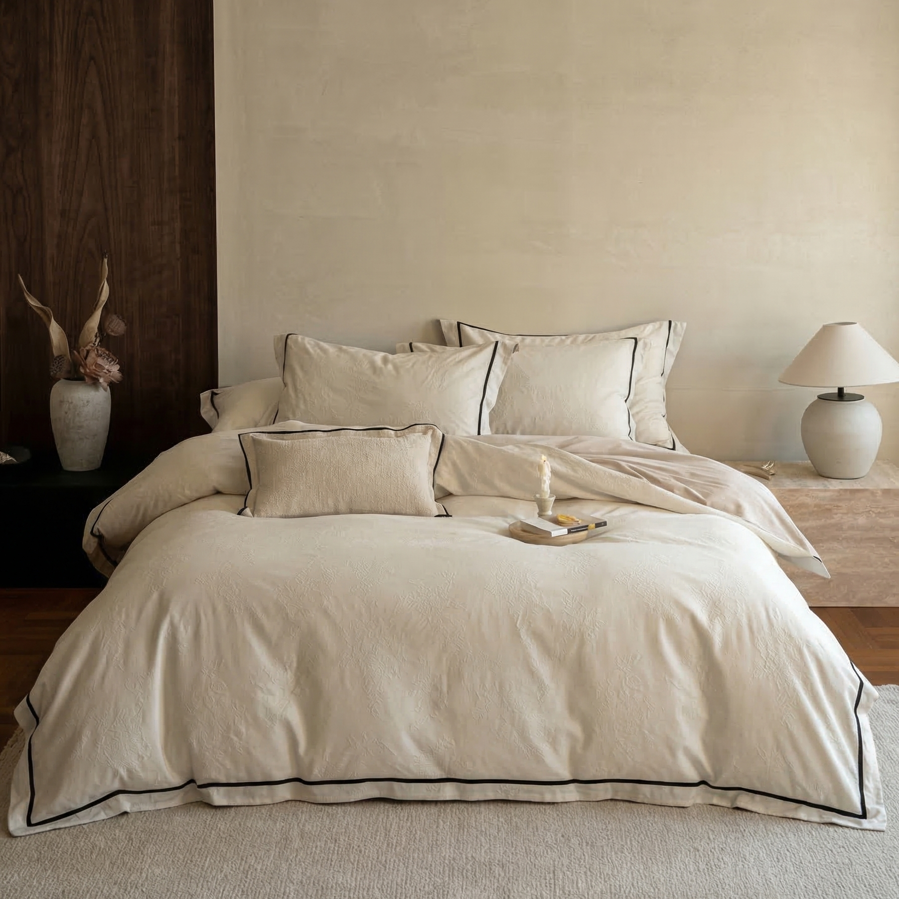 Dahlia Jacquard Bedding Set