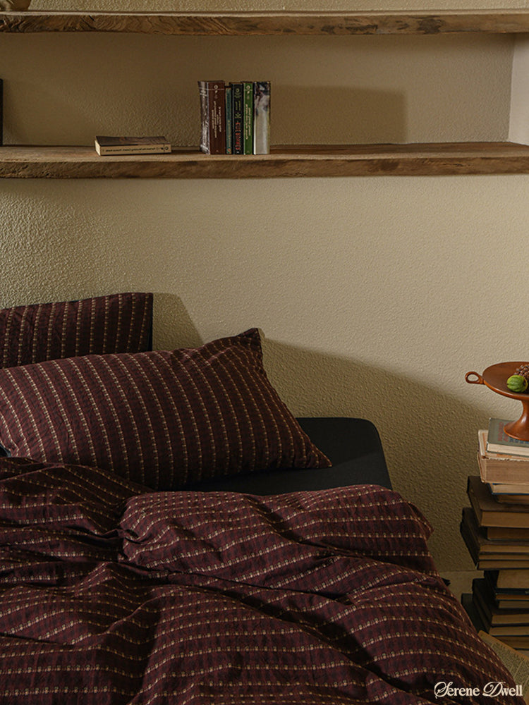 Nathaniel Striped Jacquard Bedding Set