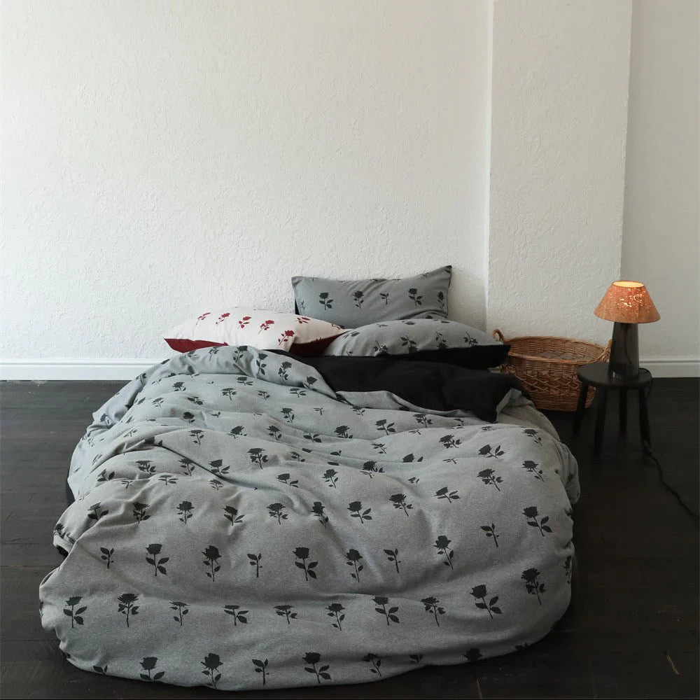 Nadia Floral Jacquard Bedding Set