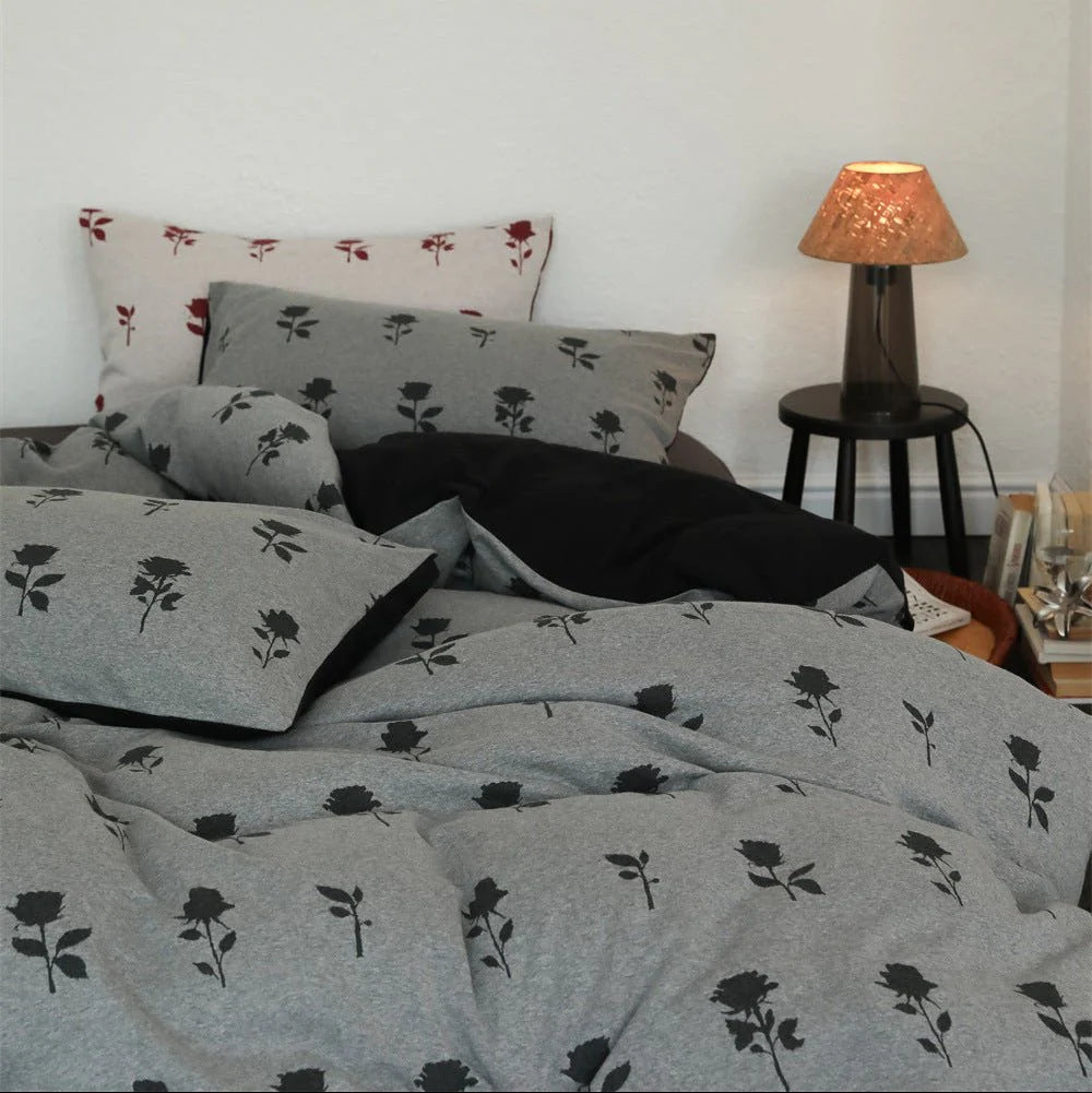 Nadia Floral Jacquard Bedding Set