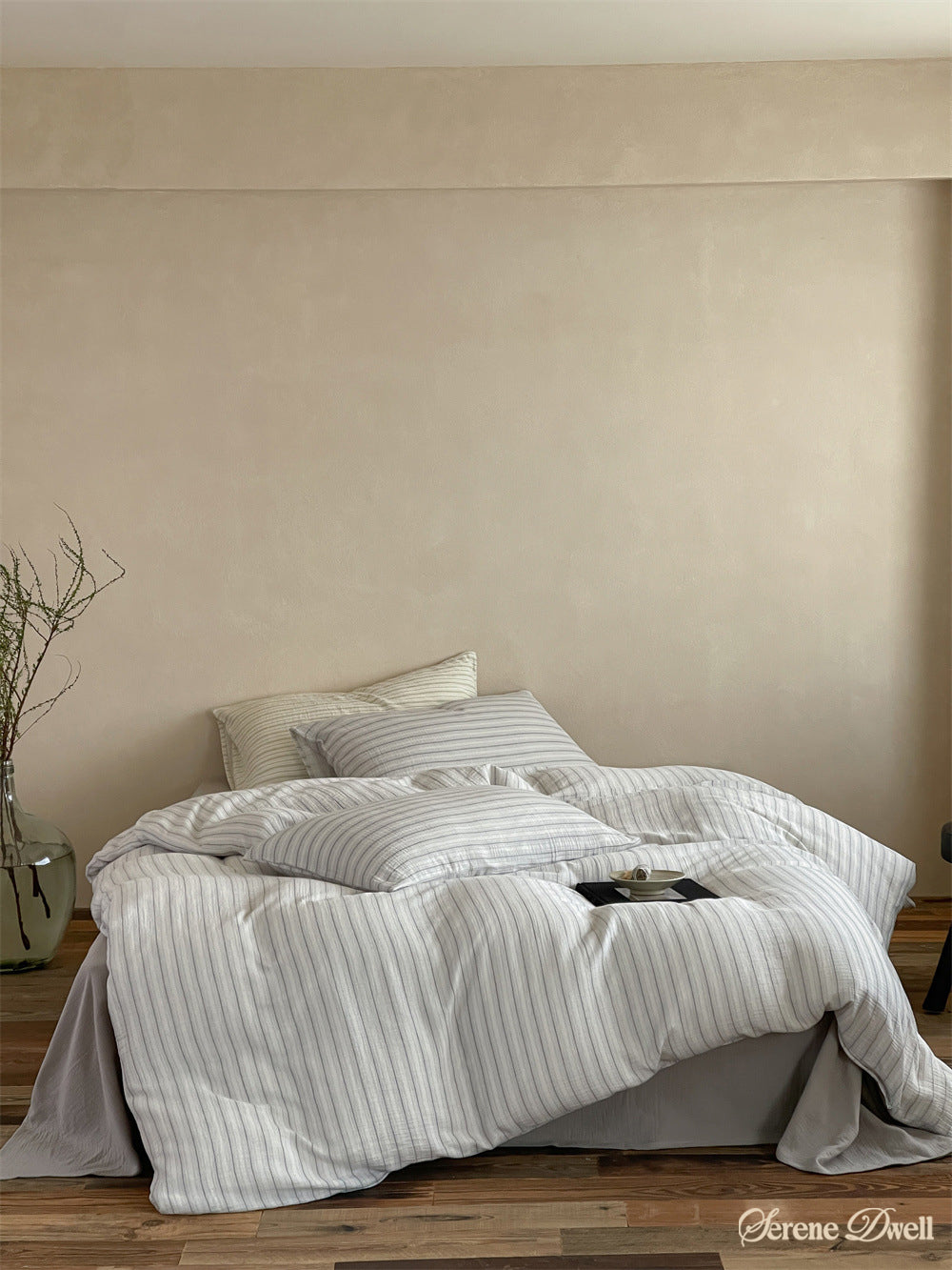 Laurel Striped Pastel Bedding Set