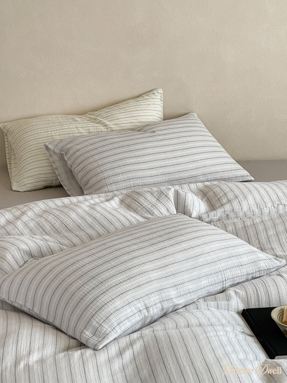 Laurel Striped Pastel Bedding Set