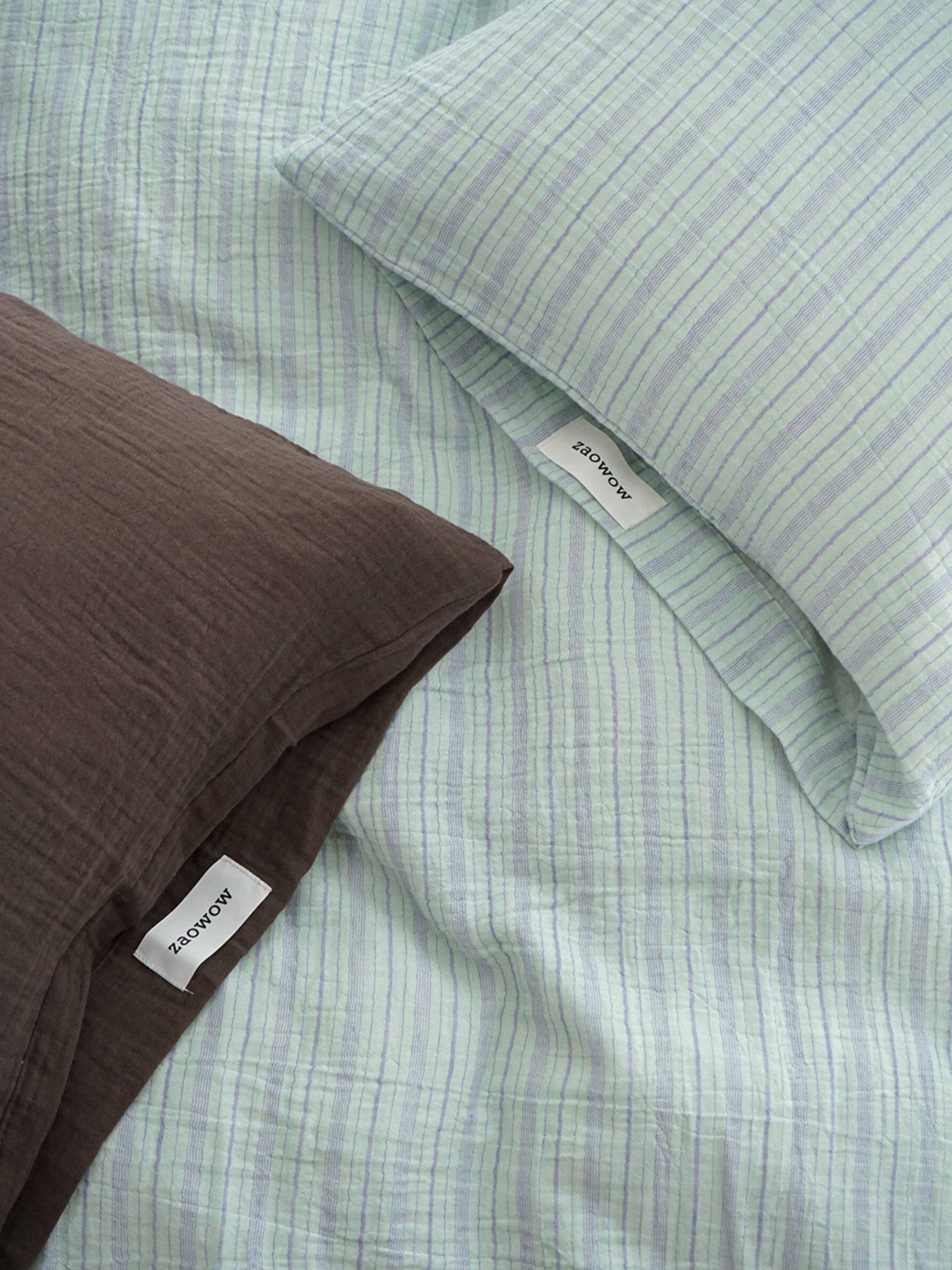 Double Gauze Stripe Cotton Bedding Set