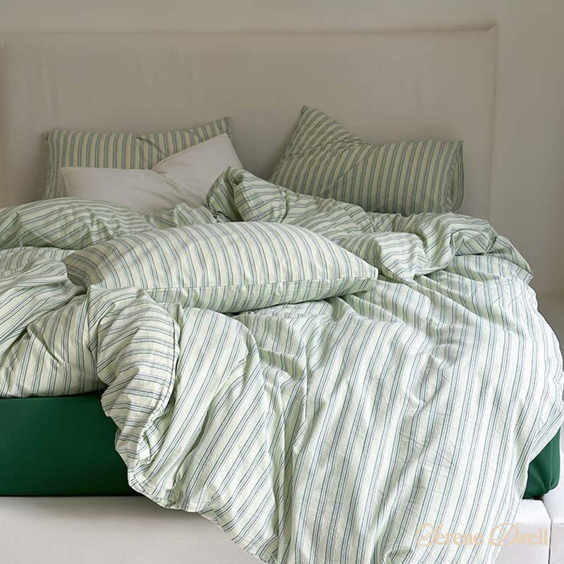 Refreshing Stripe Bedding Set