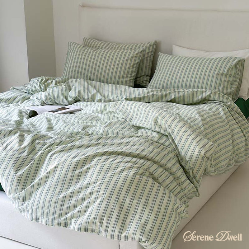 Refreshing Stripe Bedding Set