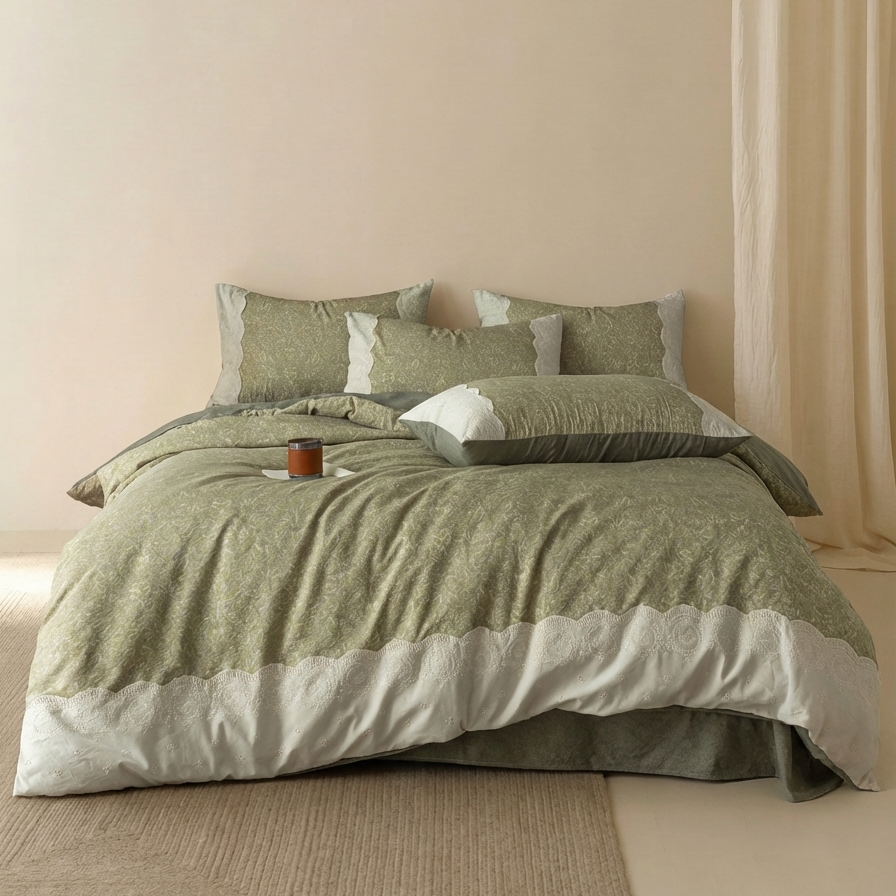 Elowen Plant Floral Bedding Set