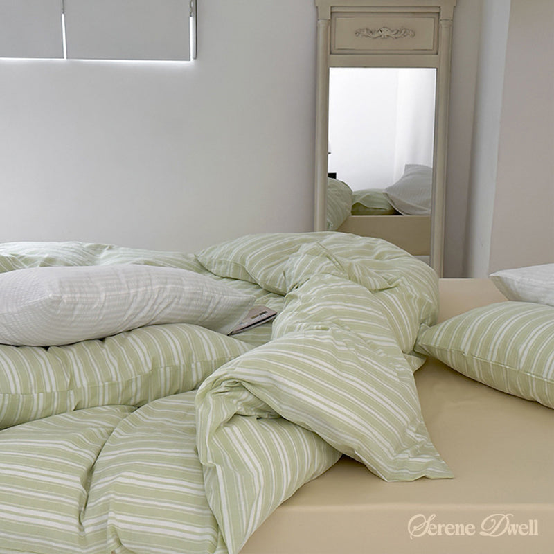 Refreshing Stripe Bedding Set