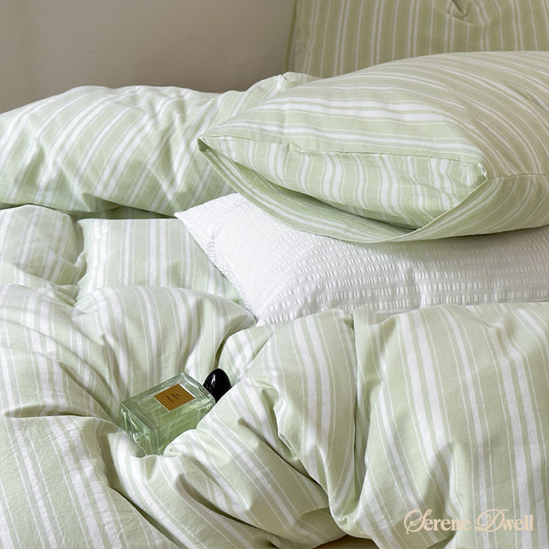 Refreshing Stripe Bedding Set