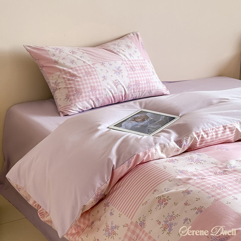 Poppy Patchwork Floral Bedding Set
