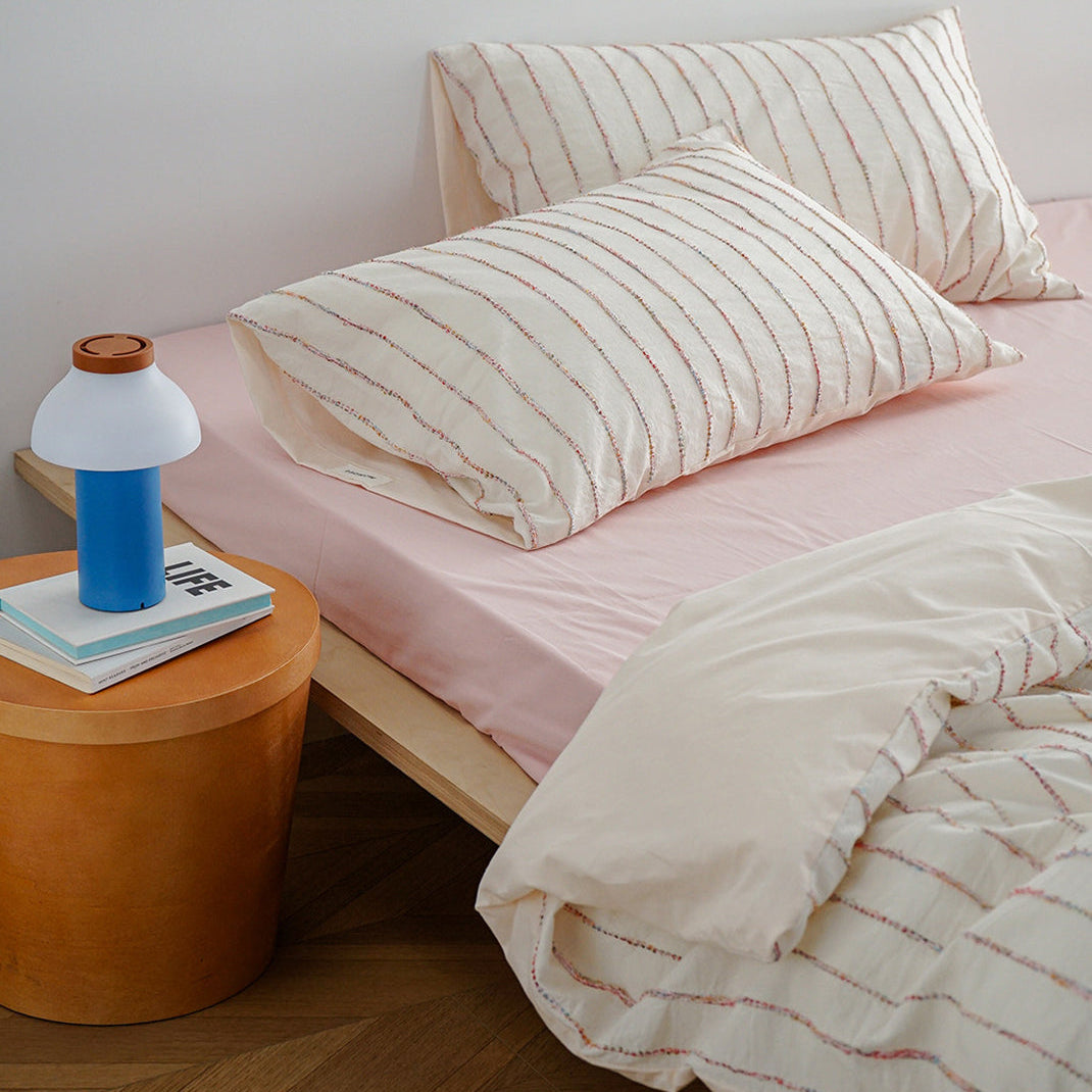 Jacquard Stripe Bedding Set