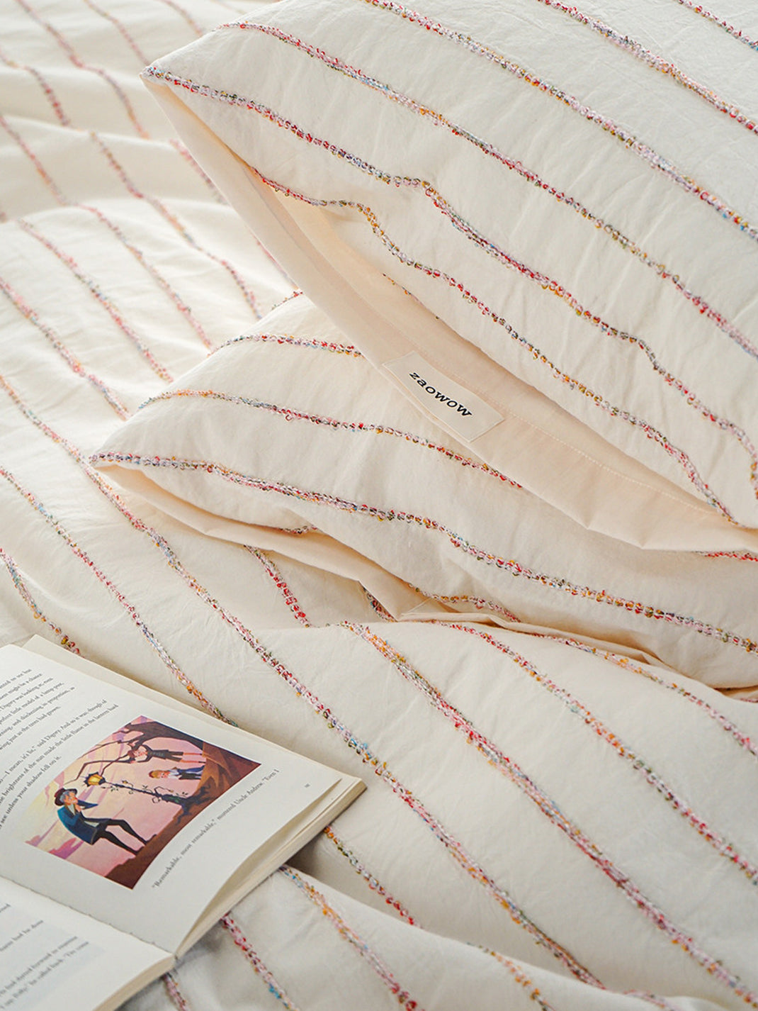 Jacquard Stripe Bedding Set