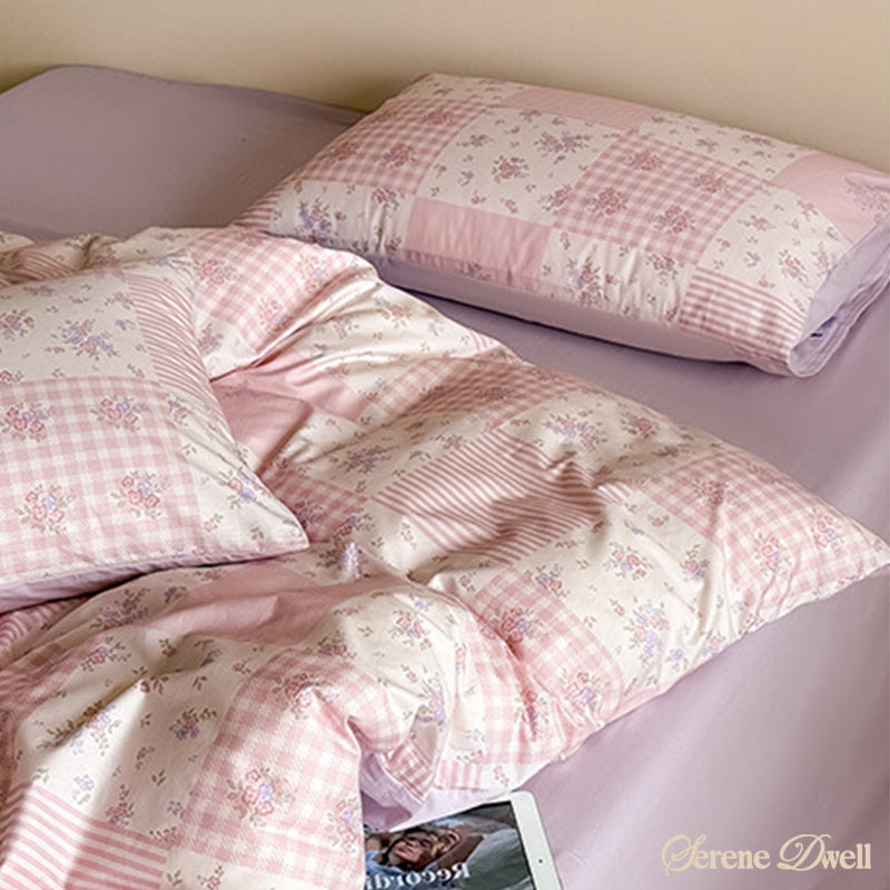 Poppy Patchwork Floral Bedding Set