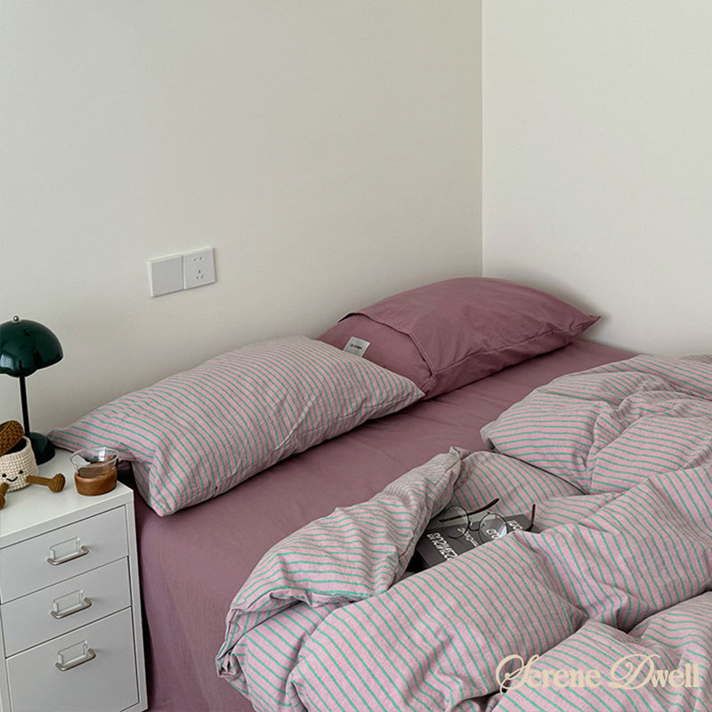 James Striped Bedding Set