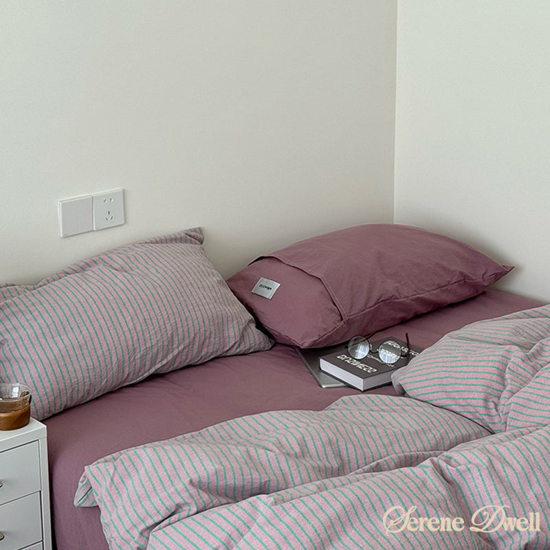 James Striped Bedding Set