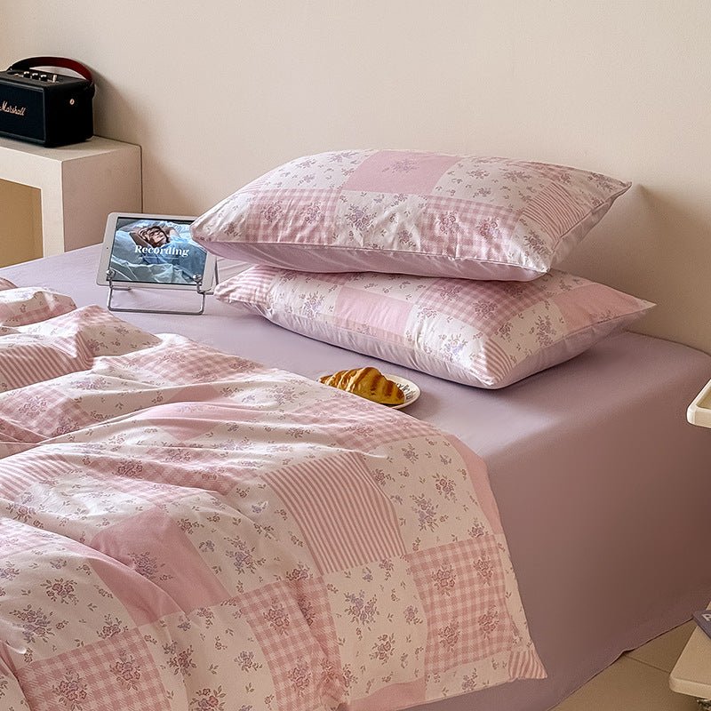 Poppy Patchwork Floral Bedding Set