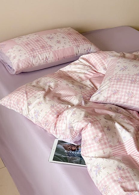 Poppy Patchwork Floral Bedding Set