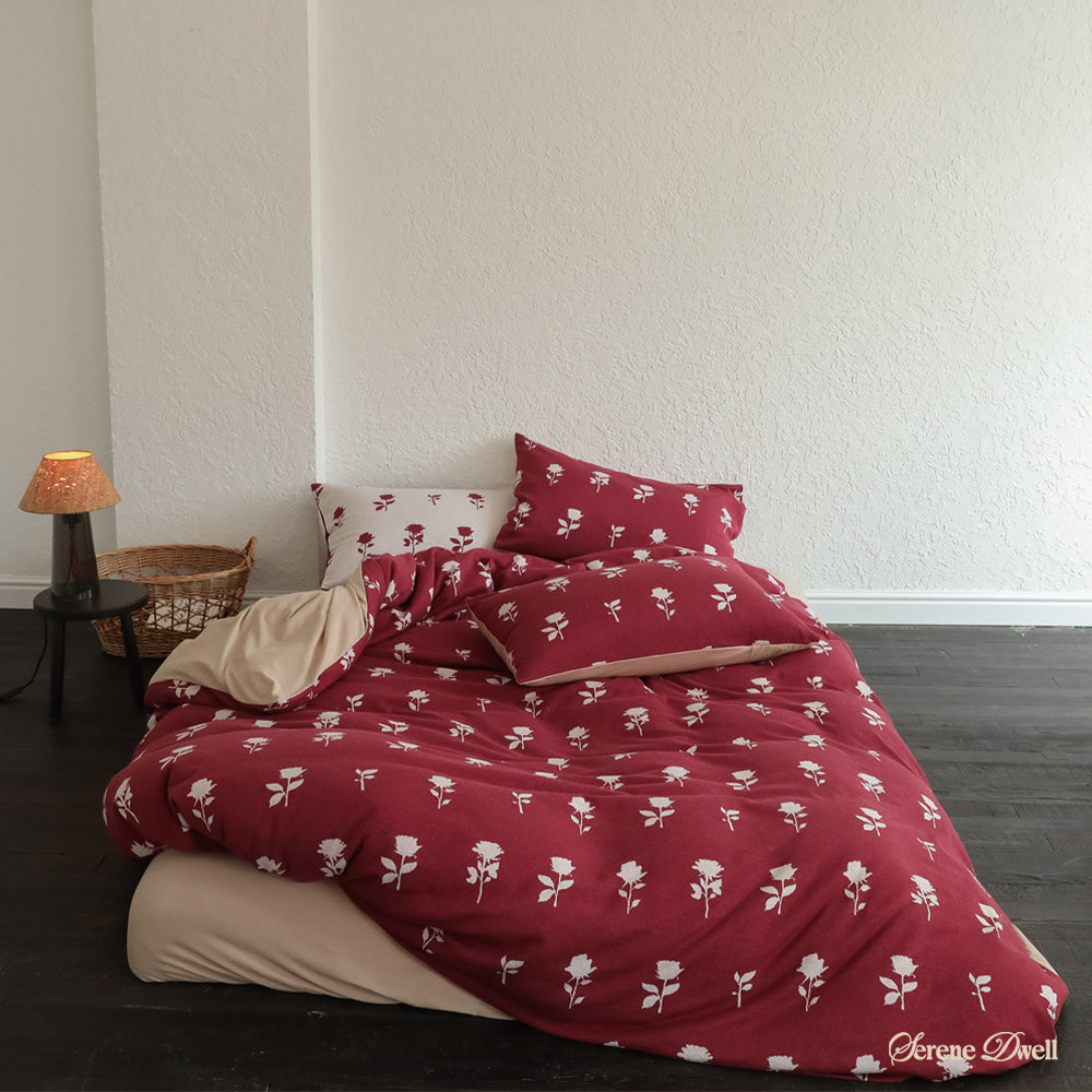 Nadia Floral Jacquard Bedding Set