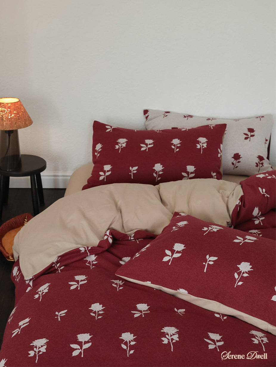 Nadia Floral Jacquard Bedding Set