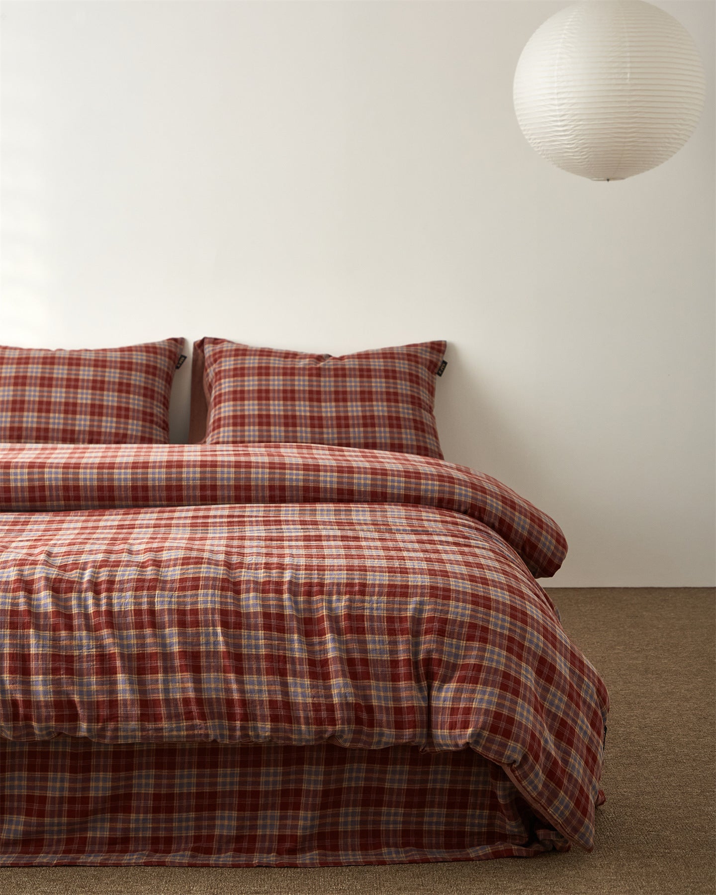 Mira striped Retro Double Gauze Bedding Set