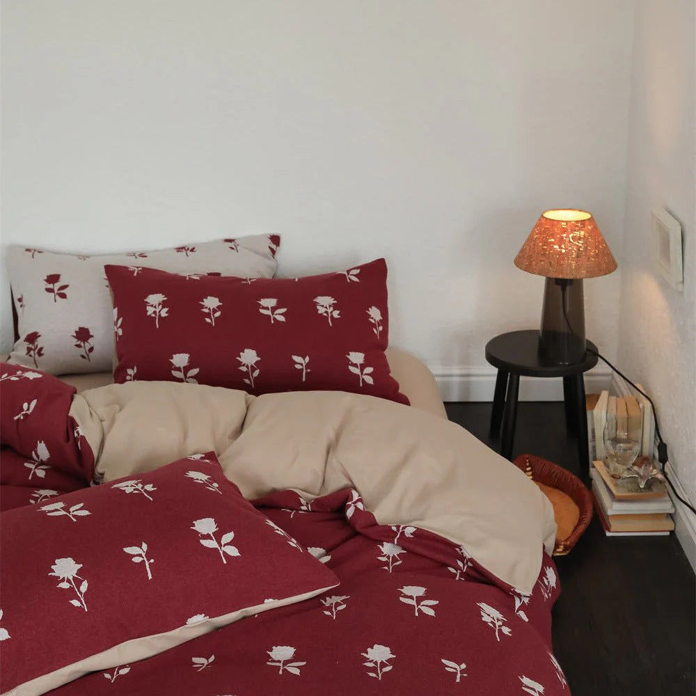 Nadia Floral Jacquard Bedding Set