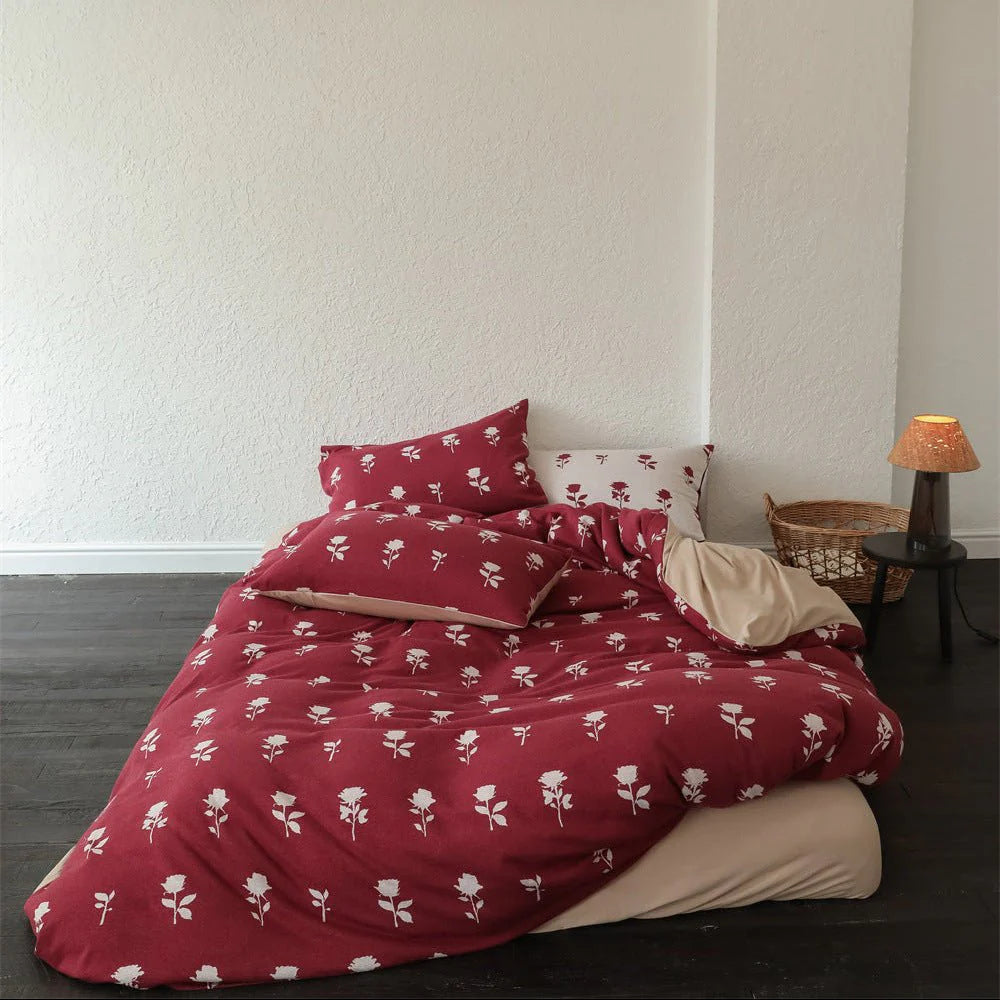 Nadia Floral Jacquard Bedding Set