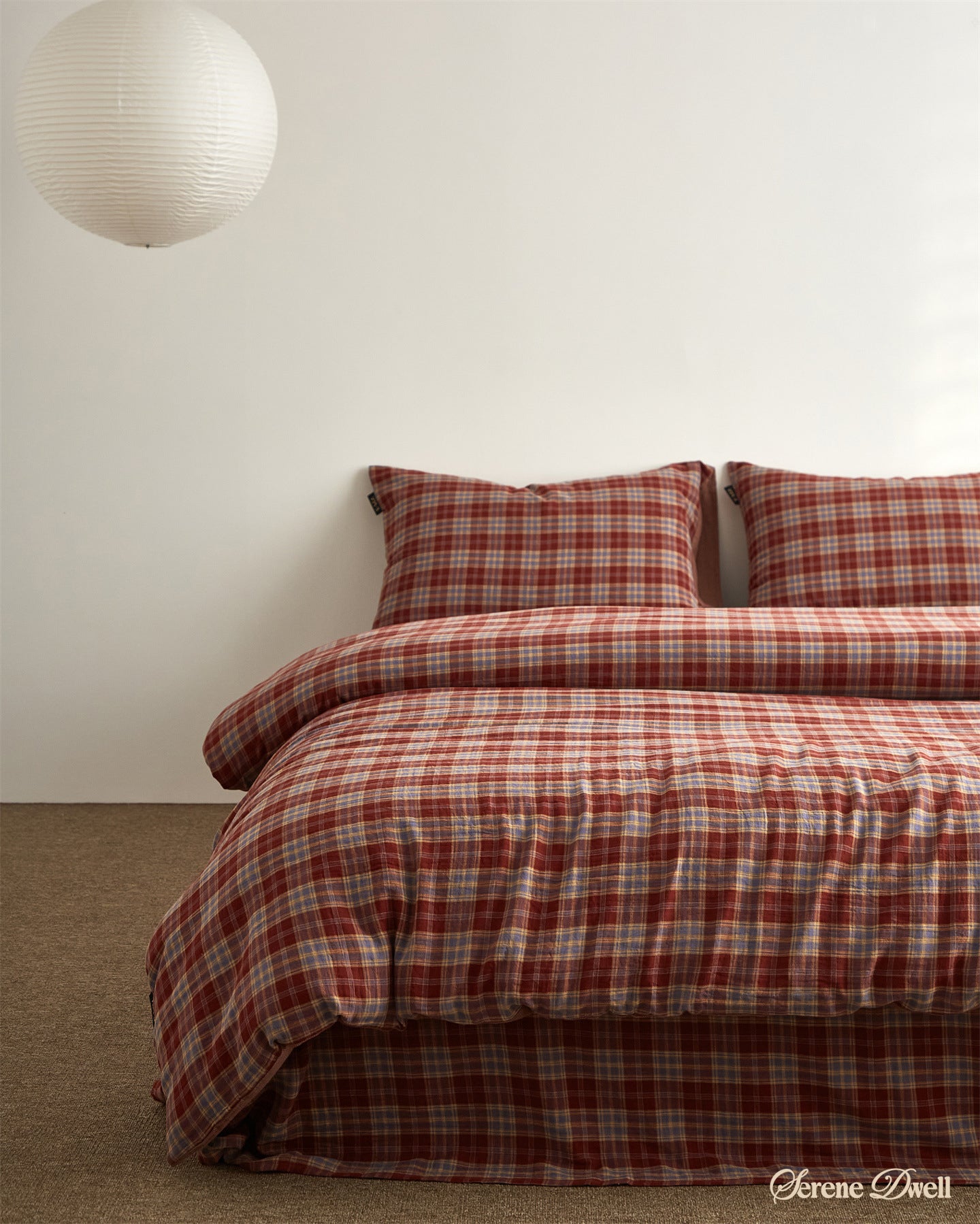 Mira striped Retro Double Gauze Bedding Set