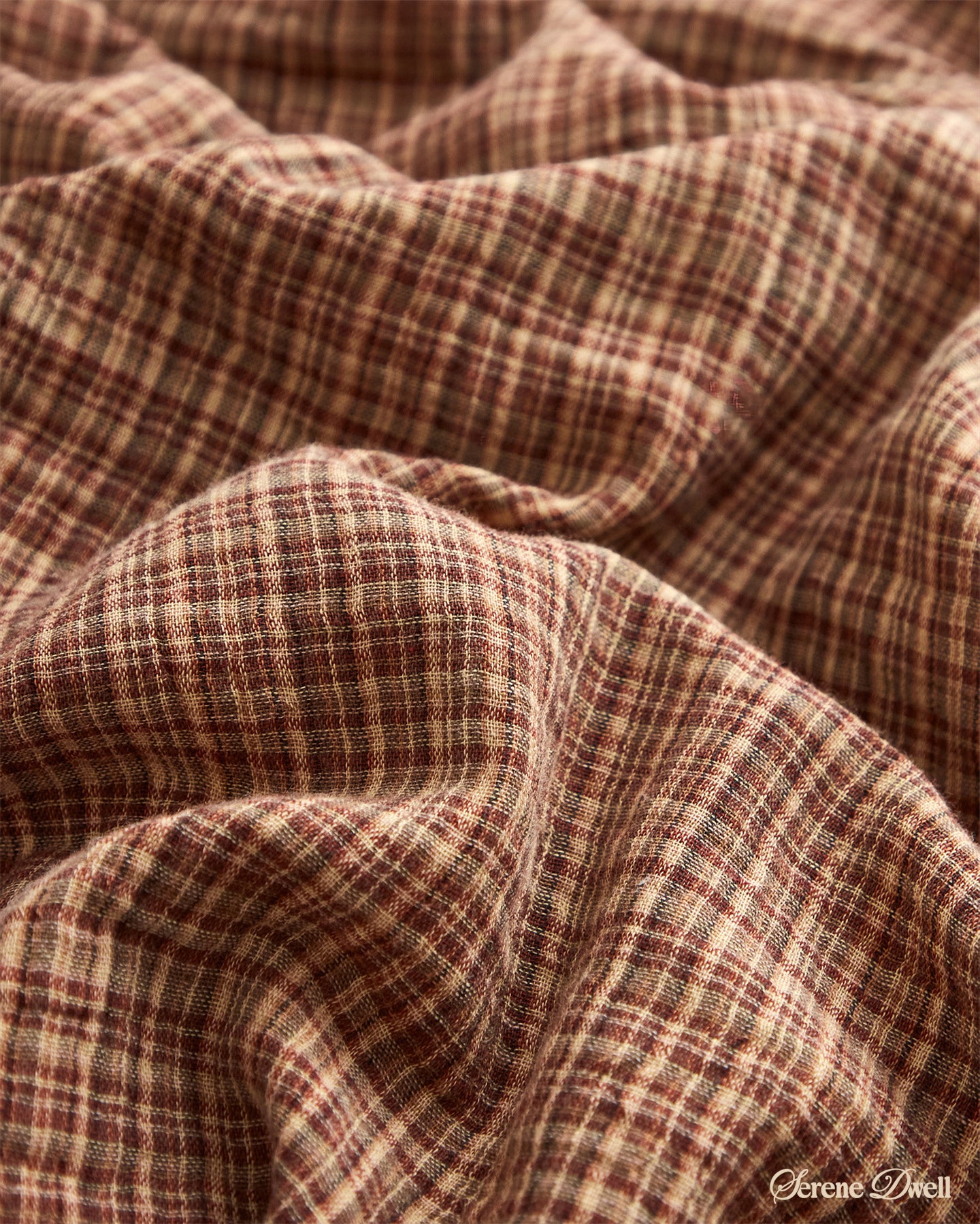 Mira striped Retro Double Gauze Bedding Set