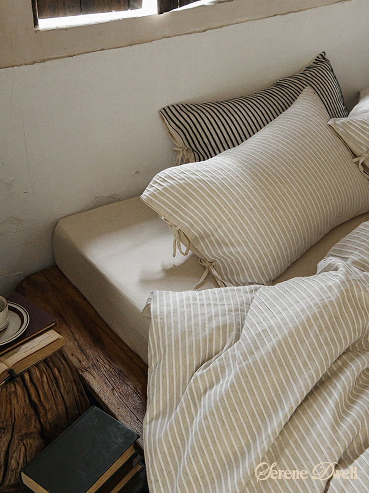 Silas Striped Jacquard Bedding Set