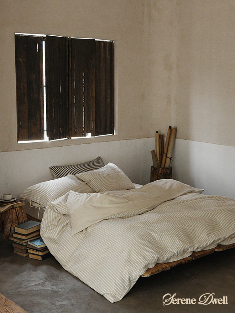 Silas Striped Jacquard Bedding Set