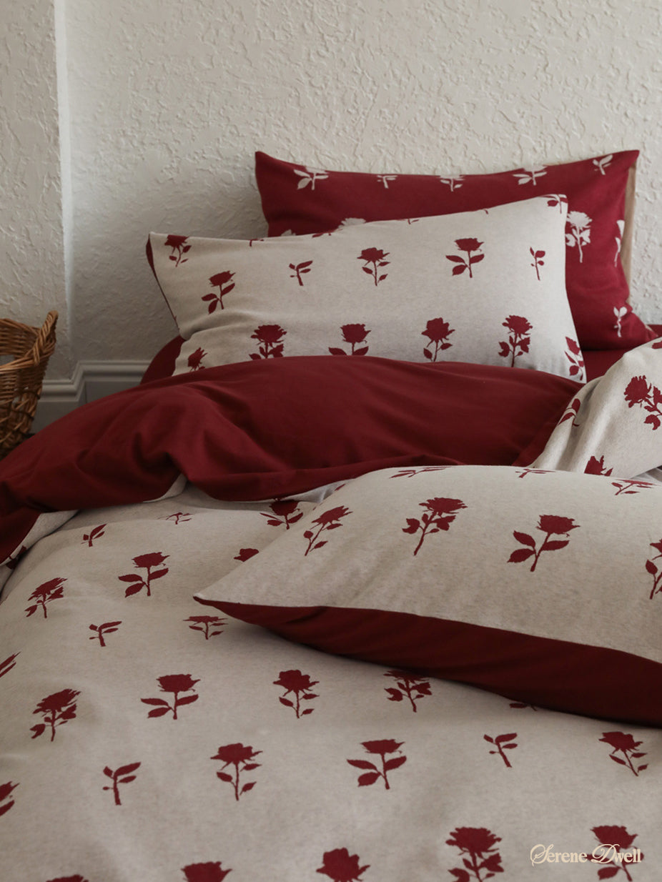 Nadia Floral Jacquard Bedding Set
