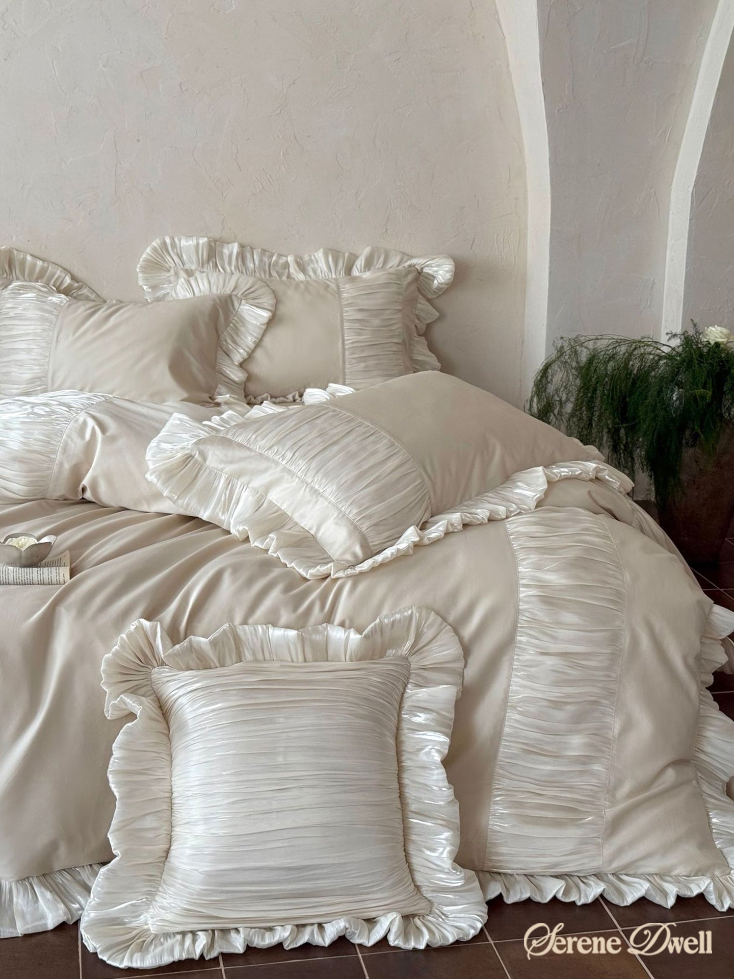 Josephine Pleated Ruffle Bedding Set