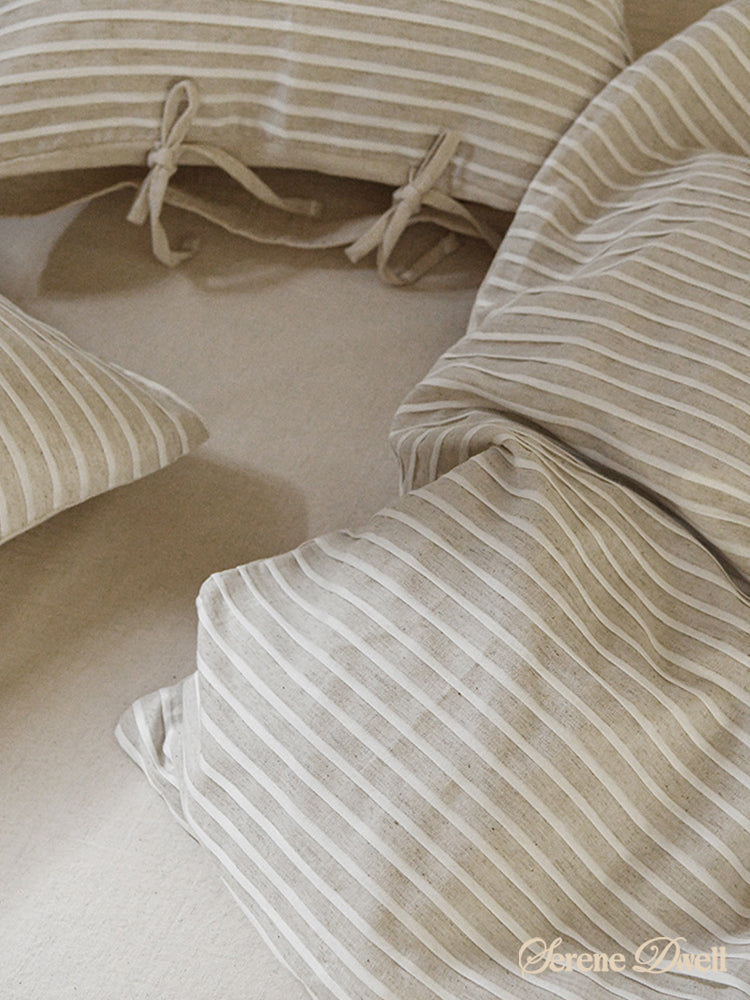 Silas Striped Jacquard Bedding Set