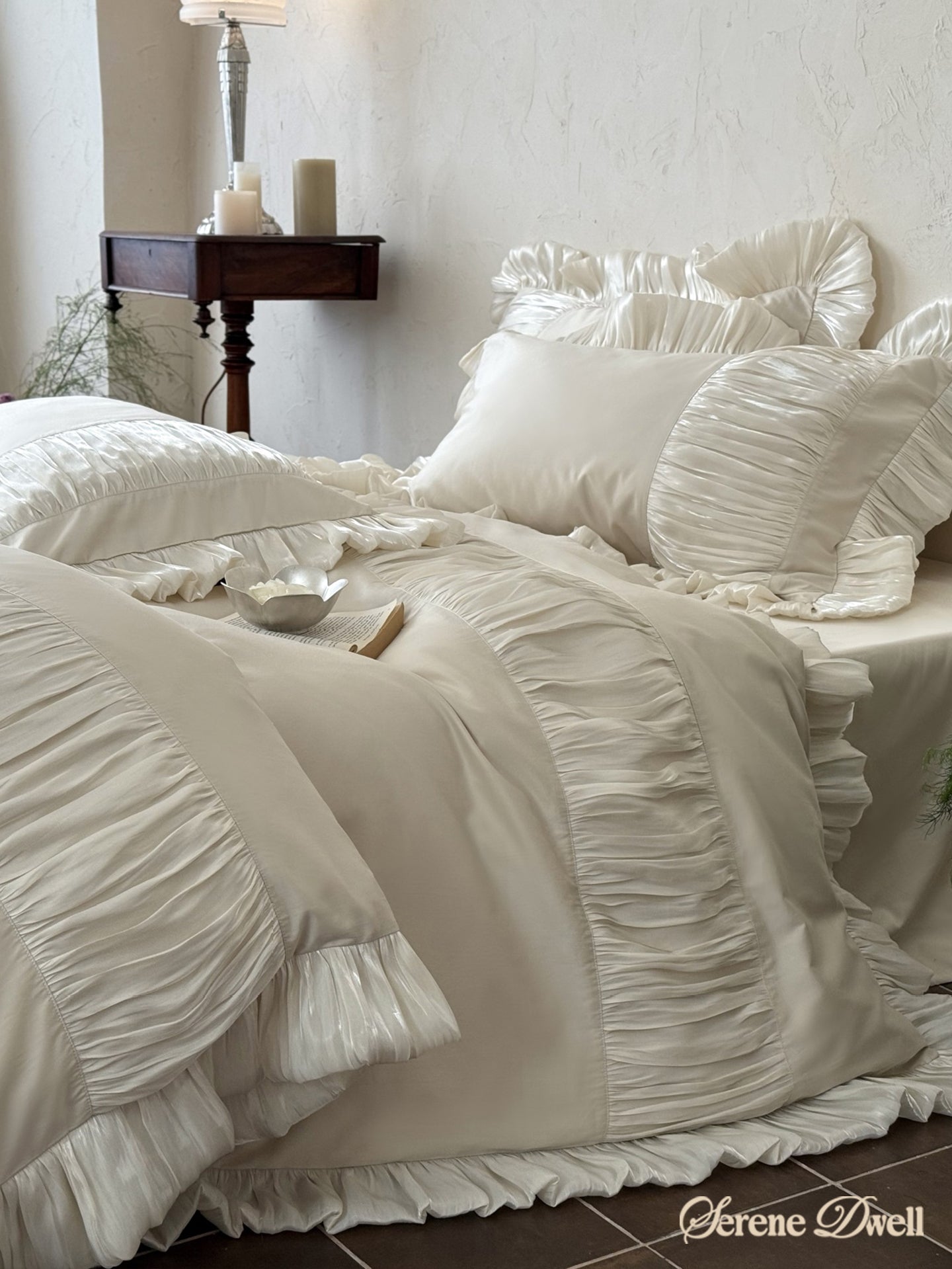 Josephine Pleated Ruffle Bedding Set