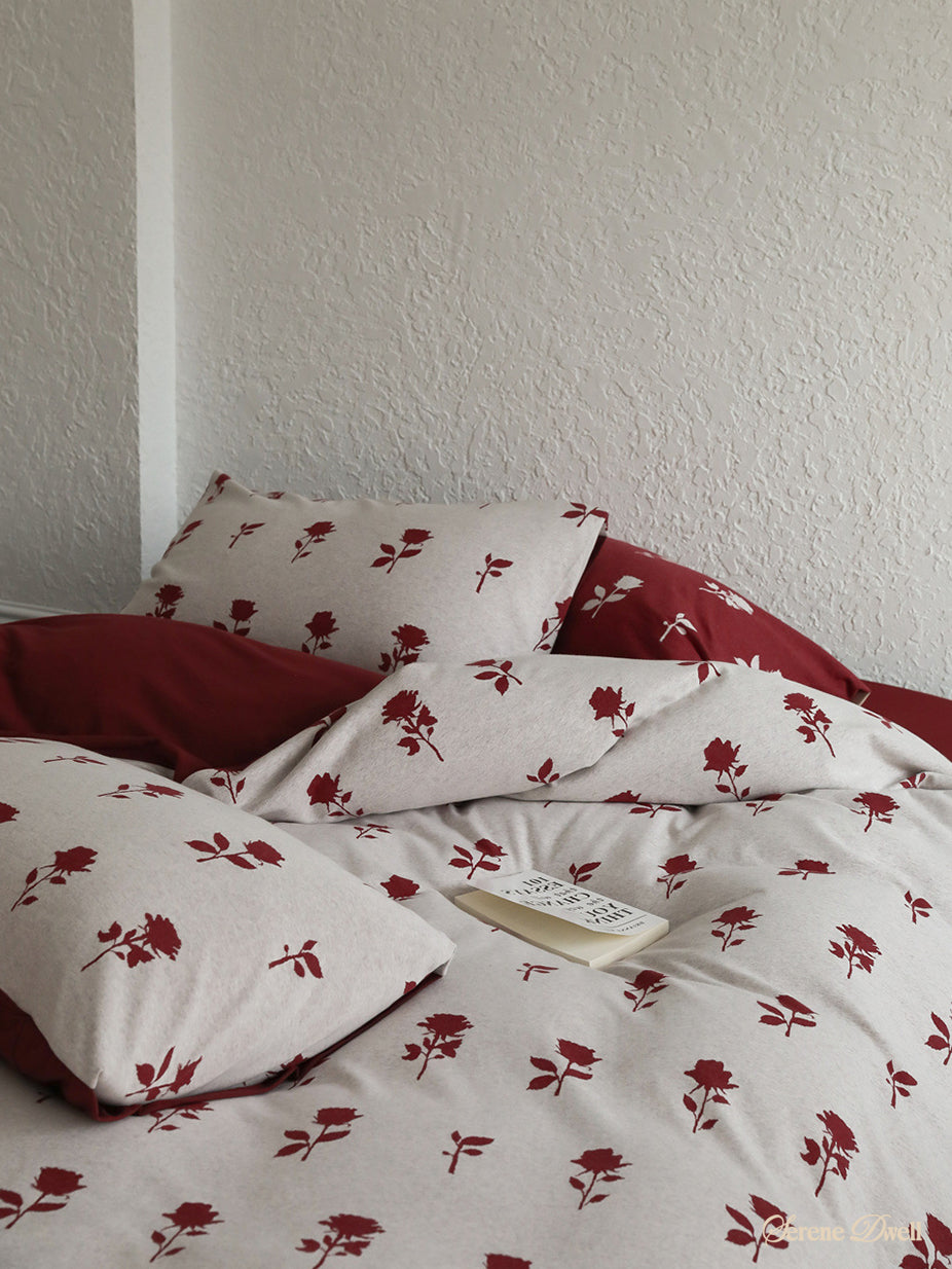 Nadia Floral Jacquard Bedding Set
