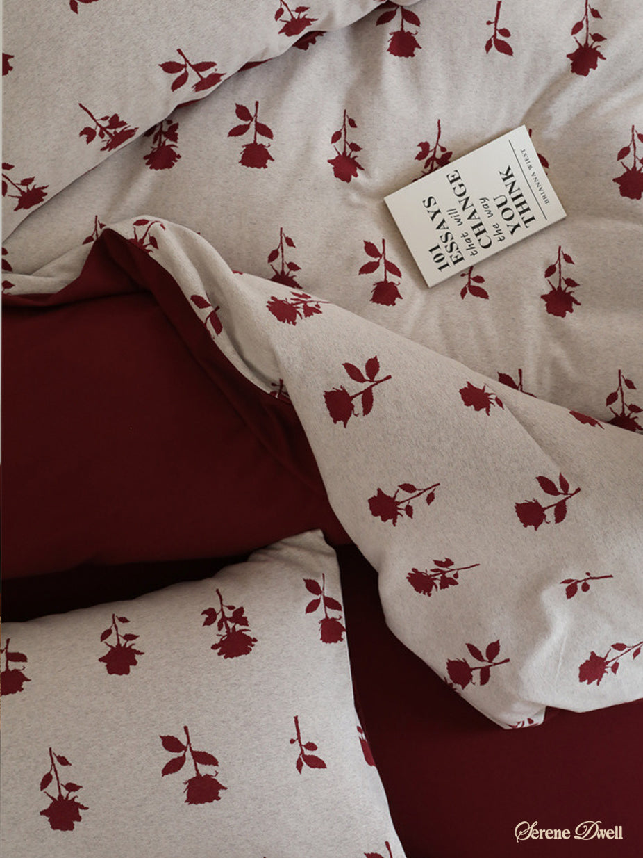 Nadia Floral Jacquard Bedding Set