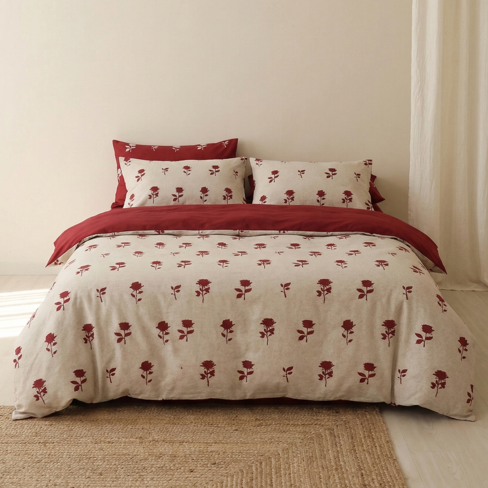 Nadia Floral Jacquard Bedding Set