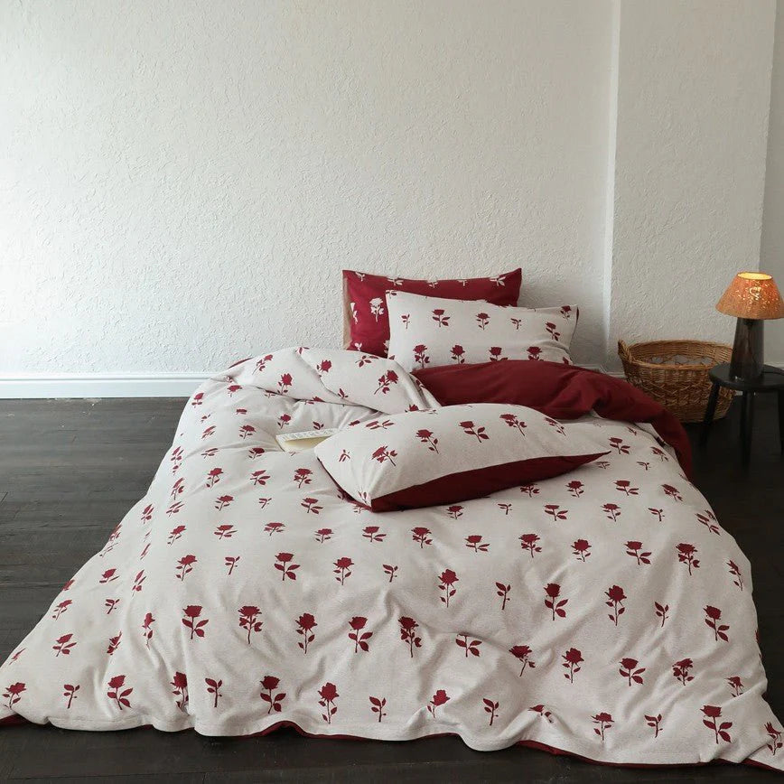 Nadia Floral Jacquard Bedding Set